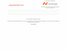 Tablet Screenshot of anguschampion.com